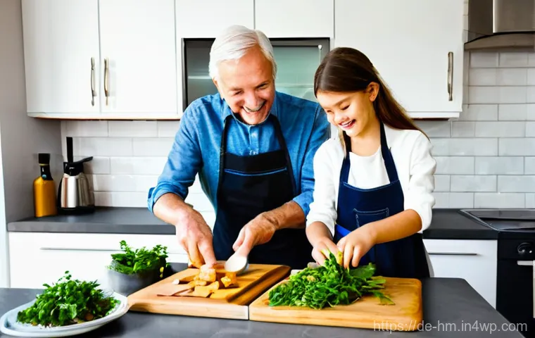 친환경적인 음식물 쓰레기 처리 방법 - **Prompt: Modern German Kitchen with Smart Food Preservation Technology**
    "Inside a contemporary...